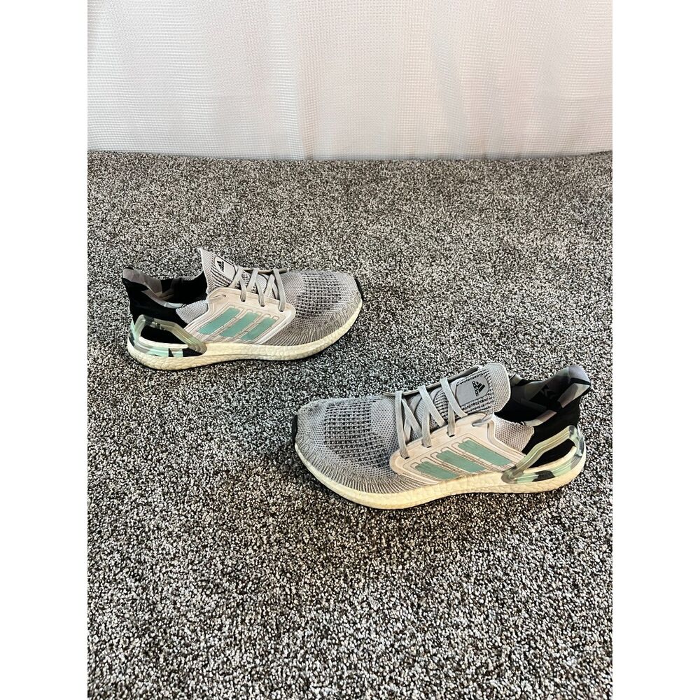 Adidias Ultraboost 20 Grey Frost Mint Athletic Shoes Mens